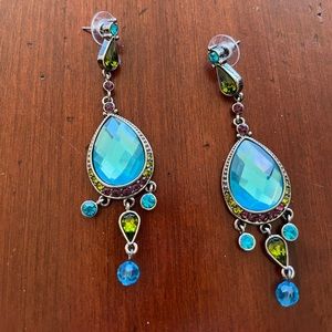 Vintage NIB Myrka Dangle Pierced Earrings